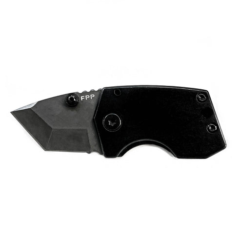 Black FAT PP Knife - Gray Blade
